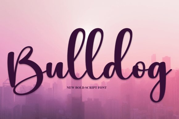 Bulldog: A Modern Typeface with Handwritten Appeal
