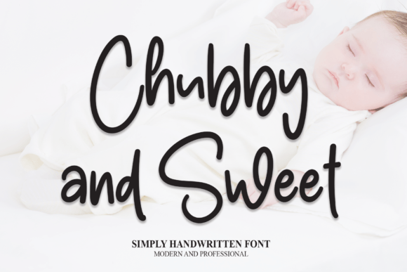 Chubby and Sweet: A Font with Handwritten Charm