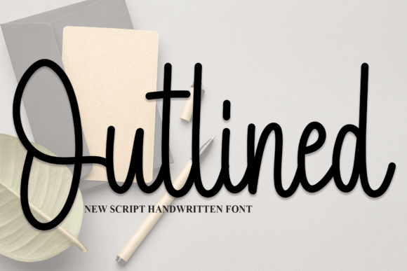 Discovering Outlined: A Handwritten Font with Creative Flair
