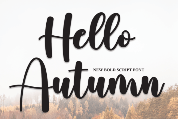 Embrace Warmth and Character with the Hello Autumn Typeface