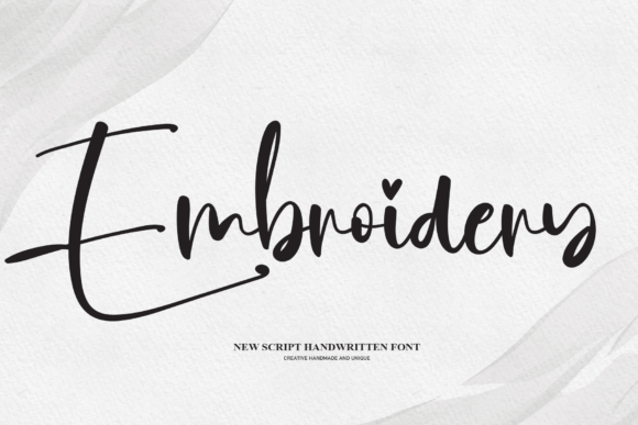 Embroidery Font: A Timeless Touch for Modern Designs