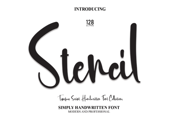 Stencil: A Handwritten Font for Extraordinary Designs